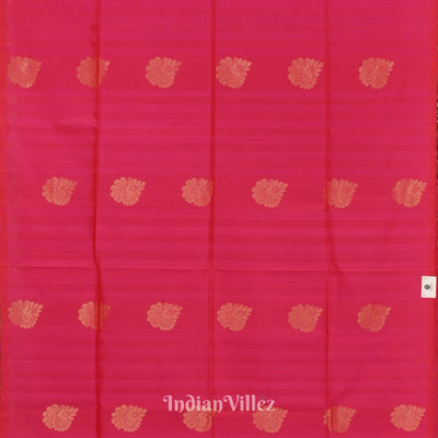 Rani Pink Pure Kanjivaram Soft Silk Saree