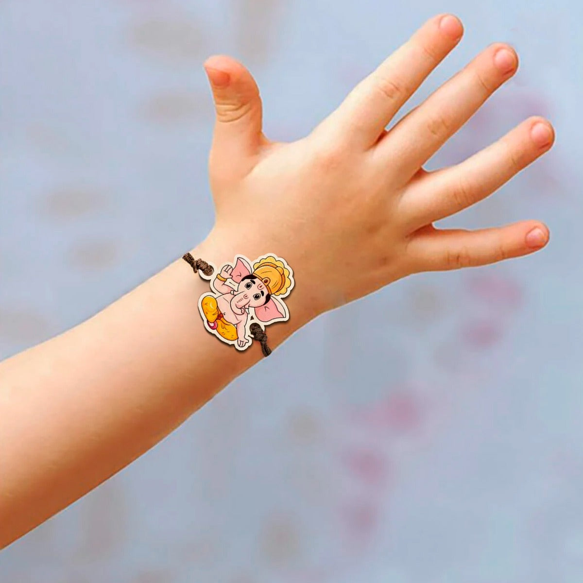 Ganesha Wooden Kids Rakhi