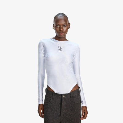 F A R A K | BASICS WOMEN BODYSUIT { WHITE