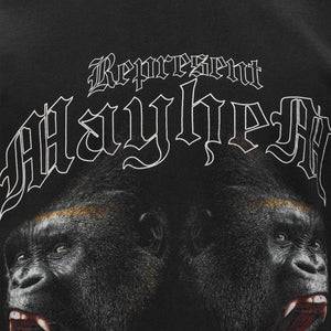 Represent | MAYHEM T-SHIRT  { VINTAGE BLACK
