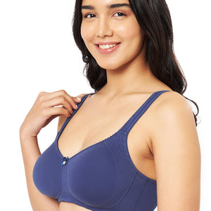 Magic Shaper Non-padded & Non-wired Bra  - Blue Opal