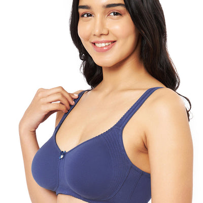 Magic Shaper Non-padded & Non-wired Bra  - Blue Opal