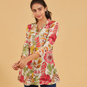 Multi Colour Floral Short Top