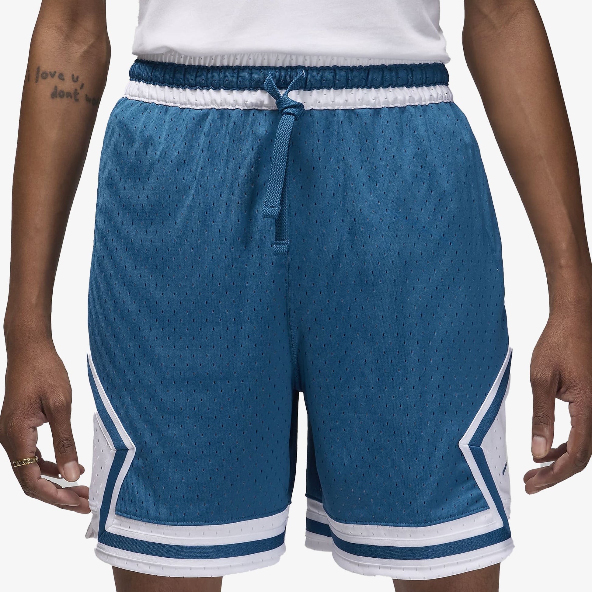 Jordan | DRI-FIT SPORT DIAMOND SHORTS  { INDUSTRIAL BLUE/WHITE/INDUSTRIAL BLUE