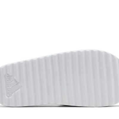 adidas Adilette Platform Slides Cloud White Zero Metalic Grey