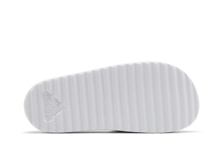 adidas Adilette Platform Slides Cloud White Zero Metalic Grey