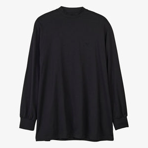 Y-3 | MOCK NECK TEE { BLACK