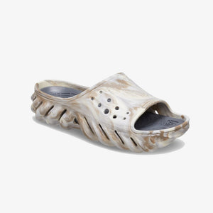 Crocs | ECHO MARBLED CLOG  { BONE/MULTI