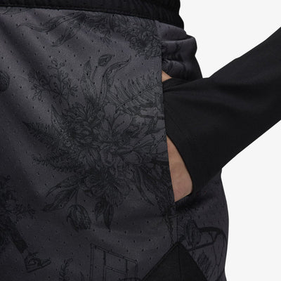 JORDAN | SPORT DRI-FIT PRINTED DIAMOND SHORTS { BLACK/DARK SHADOW/BLACK
