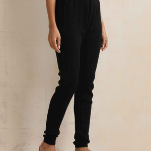 trueBrowns Black Woollen Leggings