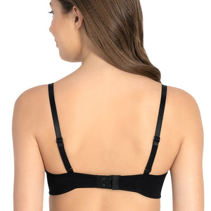 All Day Smooth Comfort Padded & Non-wired Bra - Black