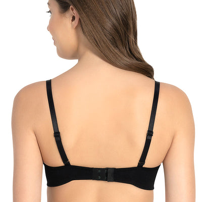 All Day Smooth Comfort Padded & Non-wired Bra - Black