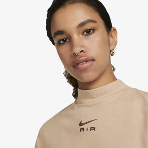 Nike | SHORT-SLEEVE CROPPED TOP  { HEMP/BAROQUE BROWN