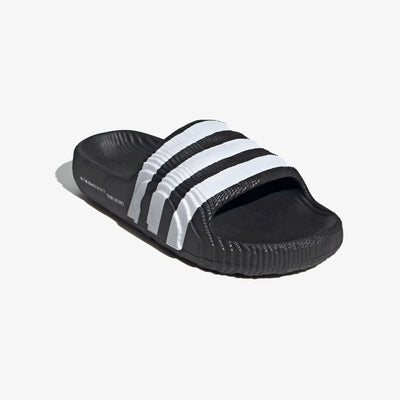 ADIDAS ORIGINALS | ADILETTE 22 SLIDES { CORE BLACK/CLOUD WHITE