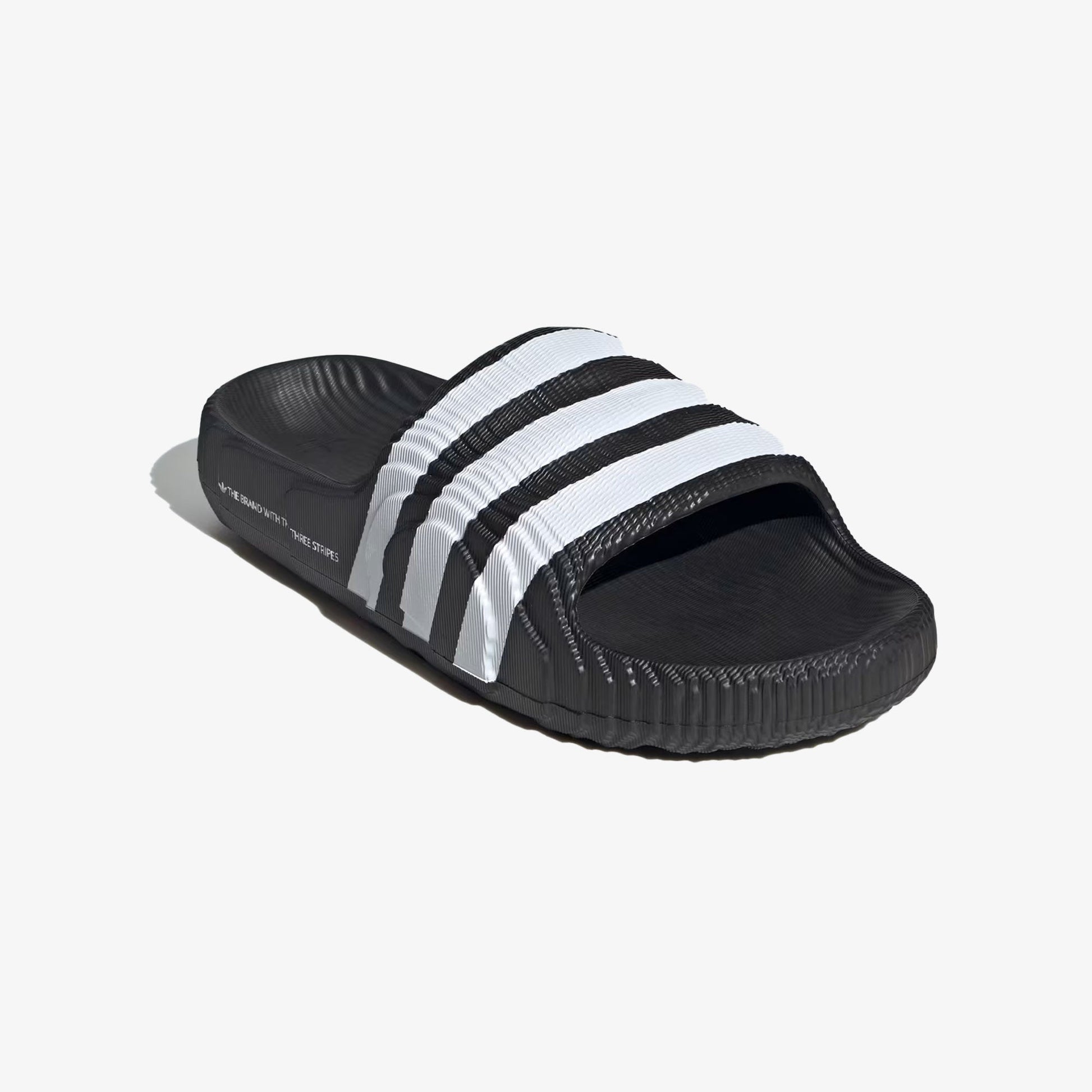 ADIDAS ORIGINALS | ADILETTE 22 SLIDES { CORE BLACK/CLOUD WHITE