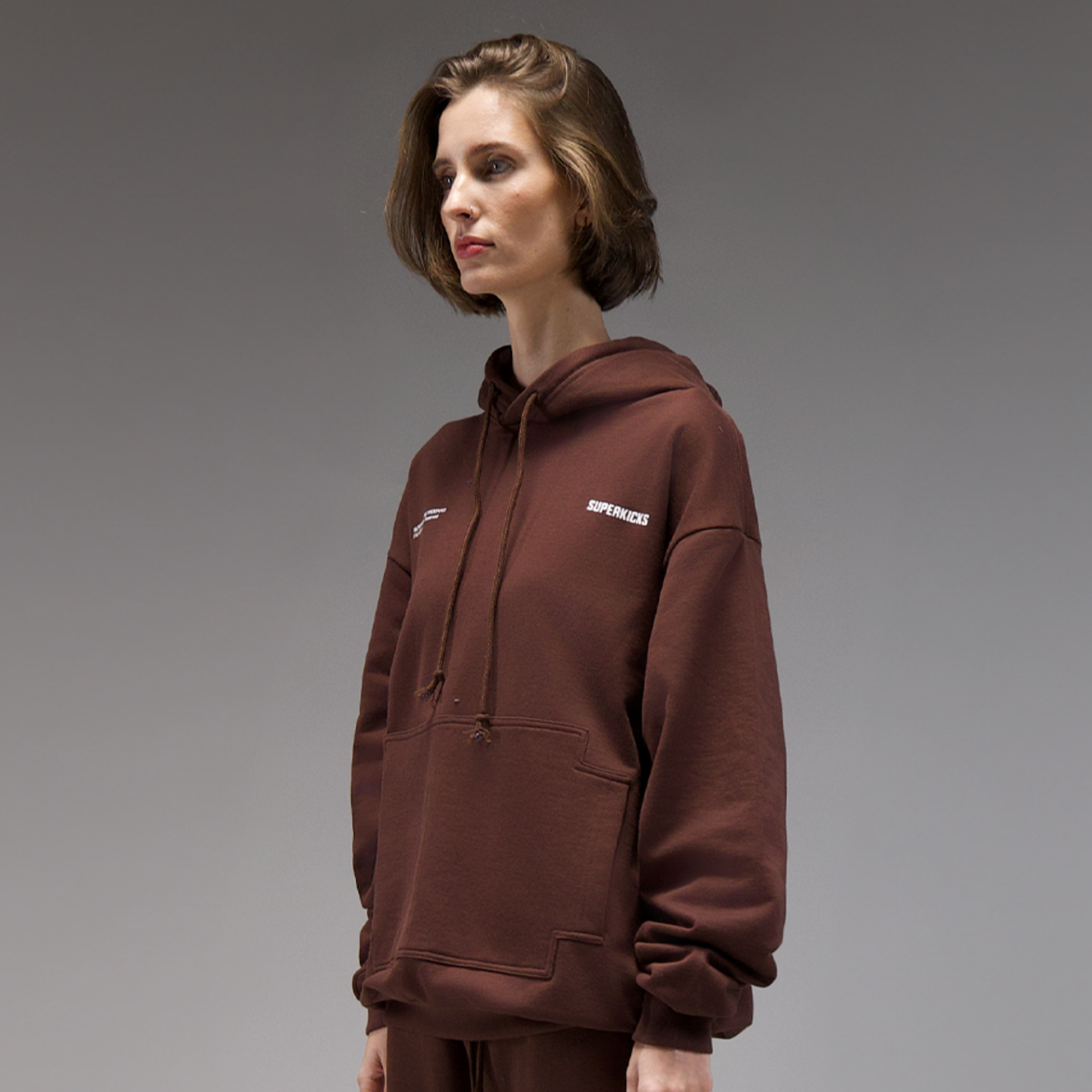 Superkicks | CORE 3.0 UNISEX HOODIE { BROWN