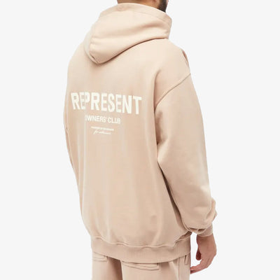 Represent | OWNERS CLUB HOODIE  { STUCCO