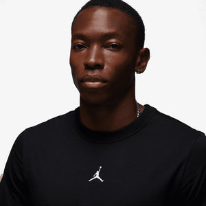 JORDAN | DRI FIT SHORT-SLEEVE TOP { BLACK