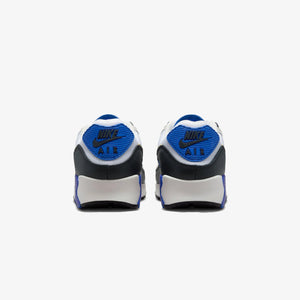 NIKE | AIR MAX 90 PREMIUM { WHITE/KHAKI-RACER BLUE-BLACK
