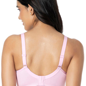 Cotton Daily Support Solid Non Padded Non-Wired Bra - Lilac Pink