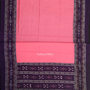 Purple Pink Flower Buti Odisha Ikat  Sambalpuri Dress Set & Dupatta