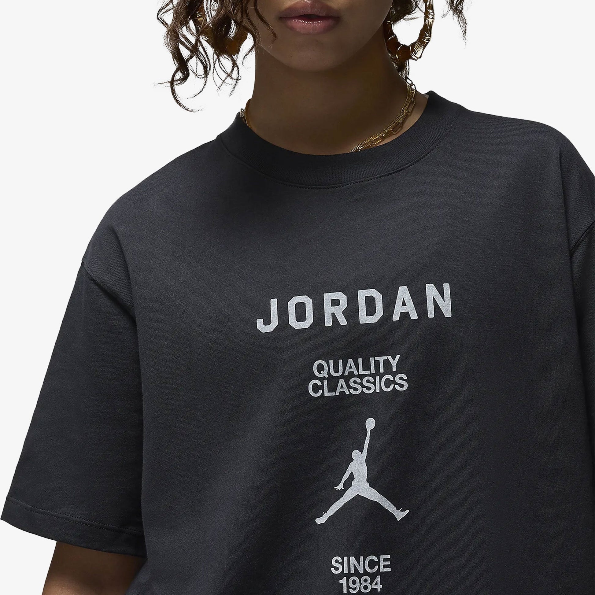 JORDAN | GIRLFRIEND T-SHIRT { OFF NOIR/SAIL