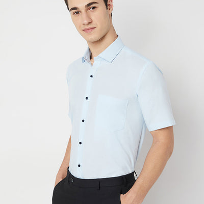 Wrinkle Free Half Sleeve Shirt