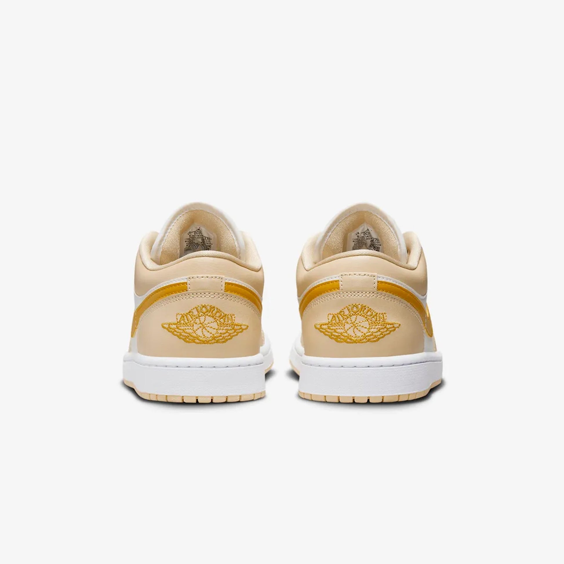 Jordan | AIR JORDAN 1 LOW  { SAIL/YELLOW OCHRE-PALE VANILLA-WHITE