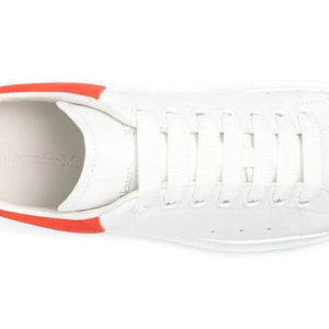 Alexander Mcqueen Oversized White Warm Orange