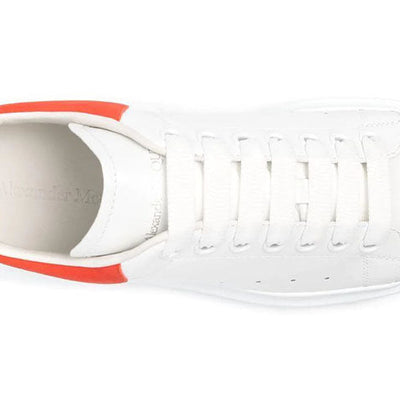 Alexander Mcqueen Oversized White Warm Orange