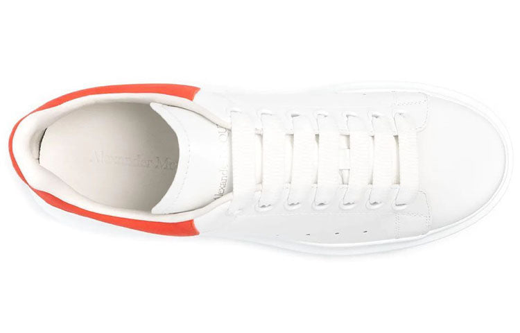 Alexander Mcqueen Oversized White Warm Orange