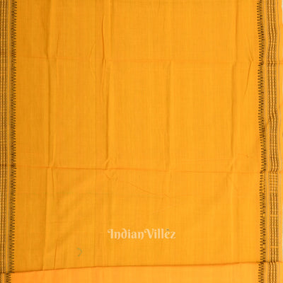 Green Yellow Doll Odisha Ikat Sambalpuri Cotton Dress set with Dupatta