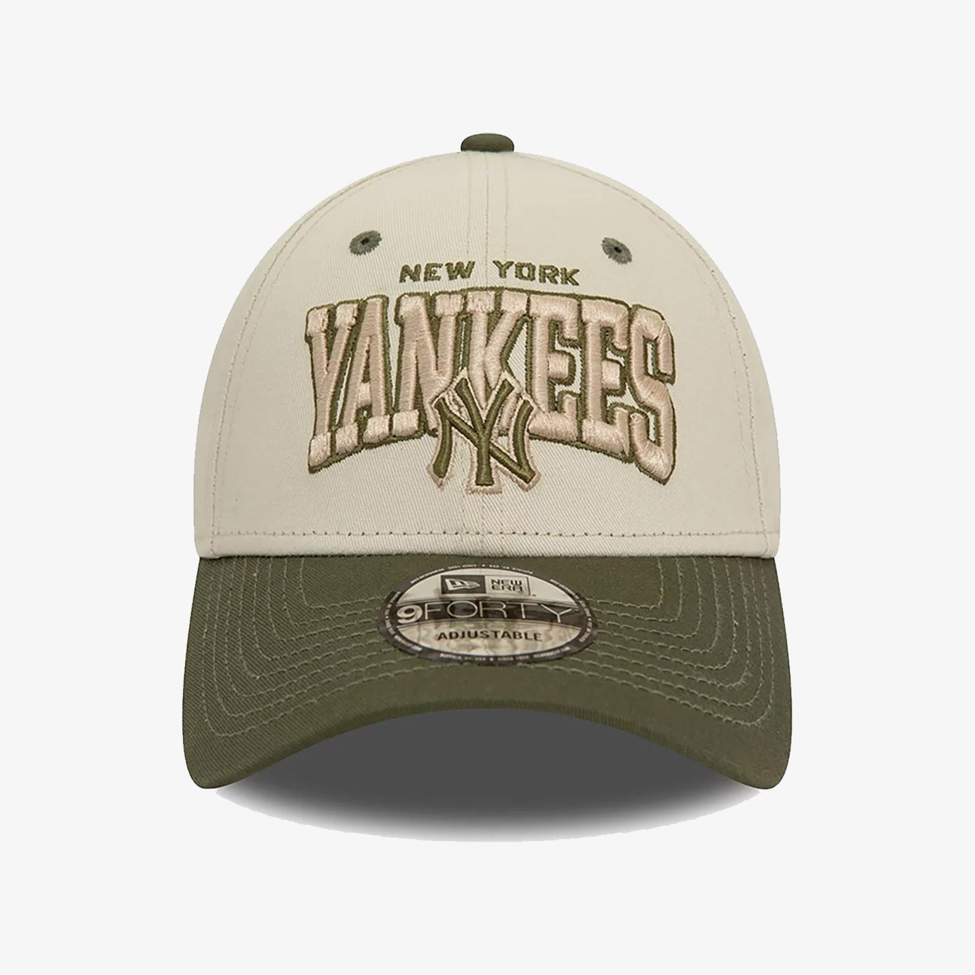 New Era | NEW YORK YANKEES CROWN IVORY 9FORTY ADJUSTABLE CAP  { WHITE