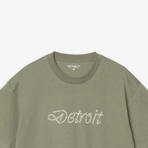 Carhartt | S/S PEACE AND WORK T-SHIRT { DOLLAR GREEN/NATURAL