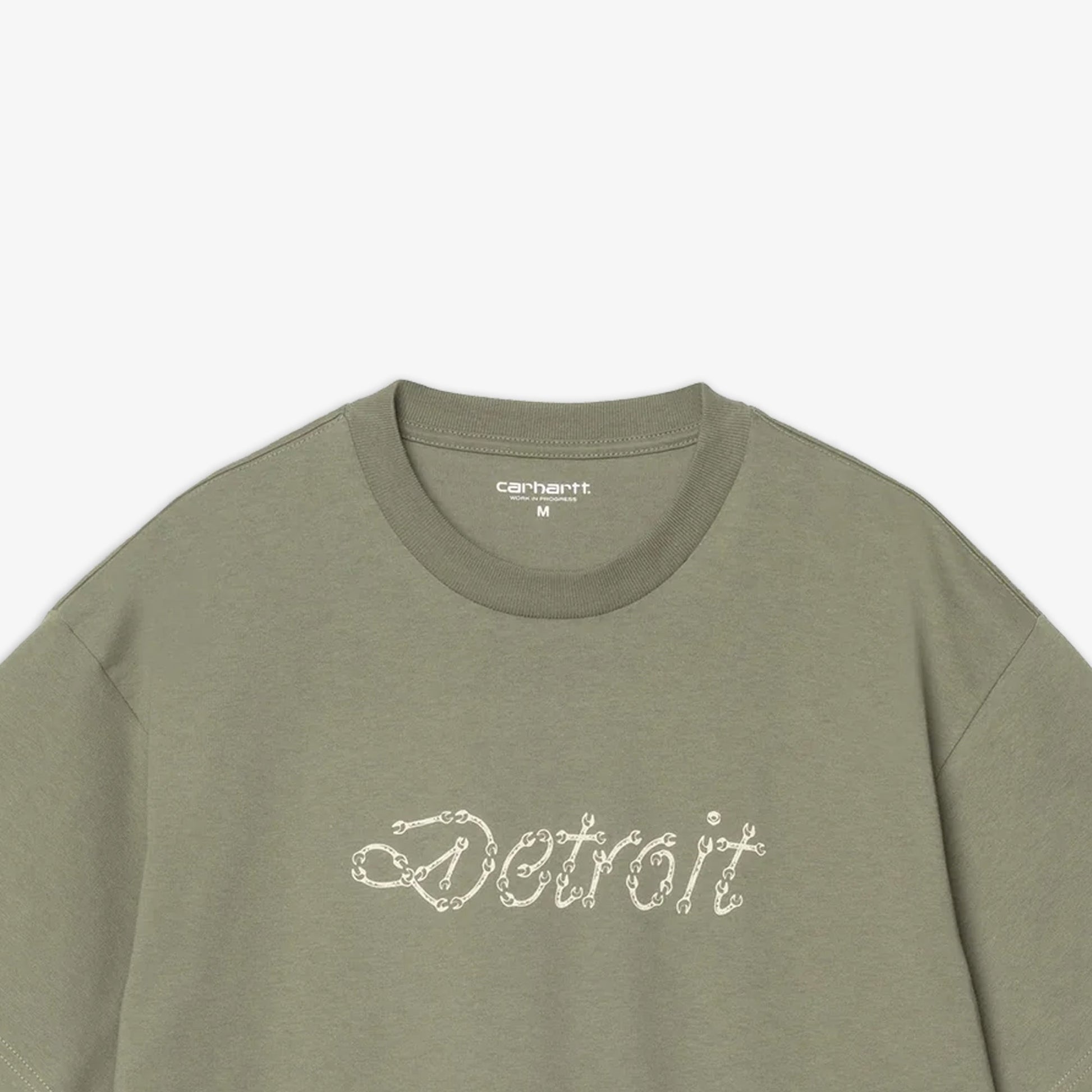 Carhartt | S/S PEACE AND WORK T-SHIRT { DOLLAR GREEN/NATURAL