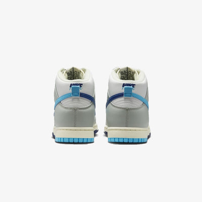 Nike | DUNK HIGH RETRO  { SUMMIT WHITE/BALTIC BLUE-DEEP ROYAL BLUE
