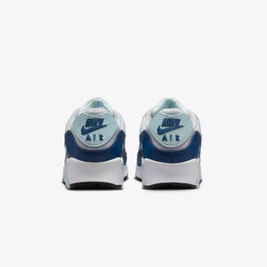 Nike | AIR MAX 90  { PURE PLATINUM/WHITE-GLACIER BLUE