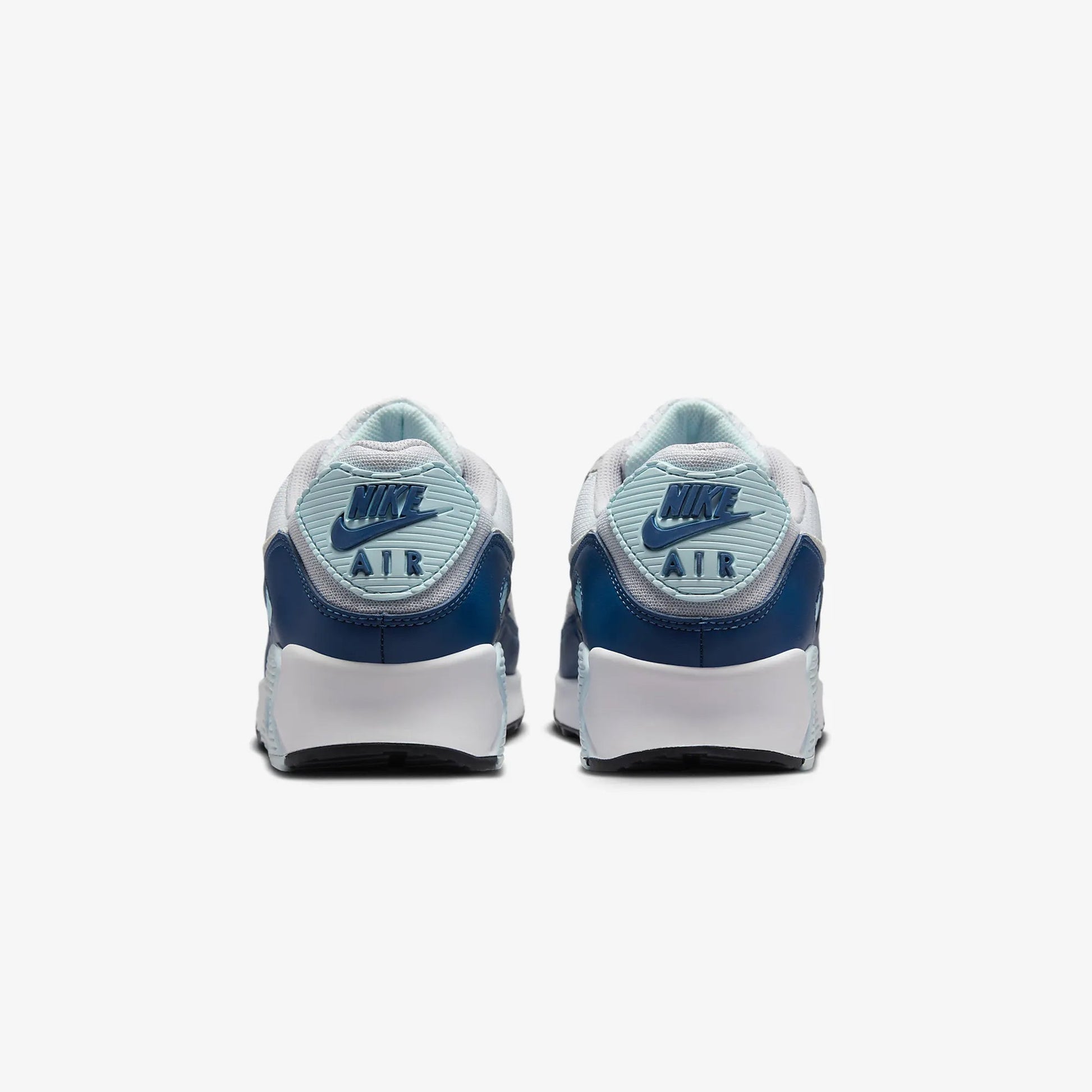 Nike | AIR MAX 90  { PURE PLATINUM/WHITE-GLACIER BLUE