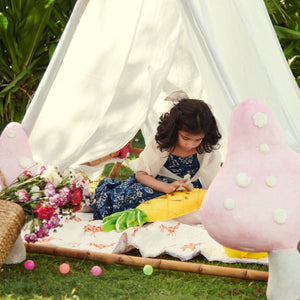 Blossom Handblock Cotton Dress