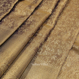 Light Purple Pure Kanjivaram Tissue Silk Saree