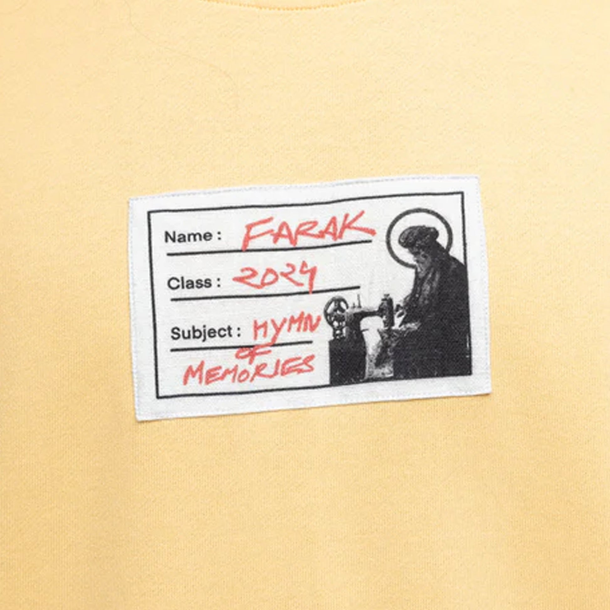 F A R A K | CALL OF FICTION 2.0 T-SHIRT { BEIGE/BEIGE