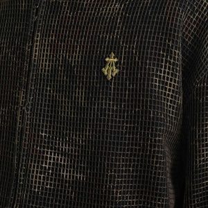 ALMOST GODS | MANDRAKE CAMO NET ZIP HOODIE { BROWN