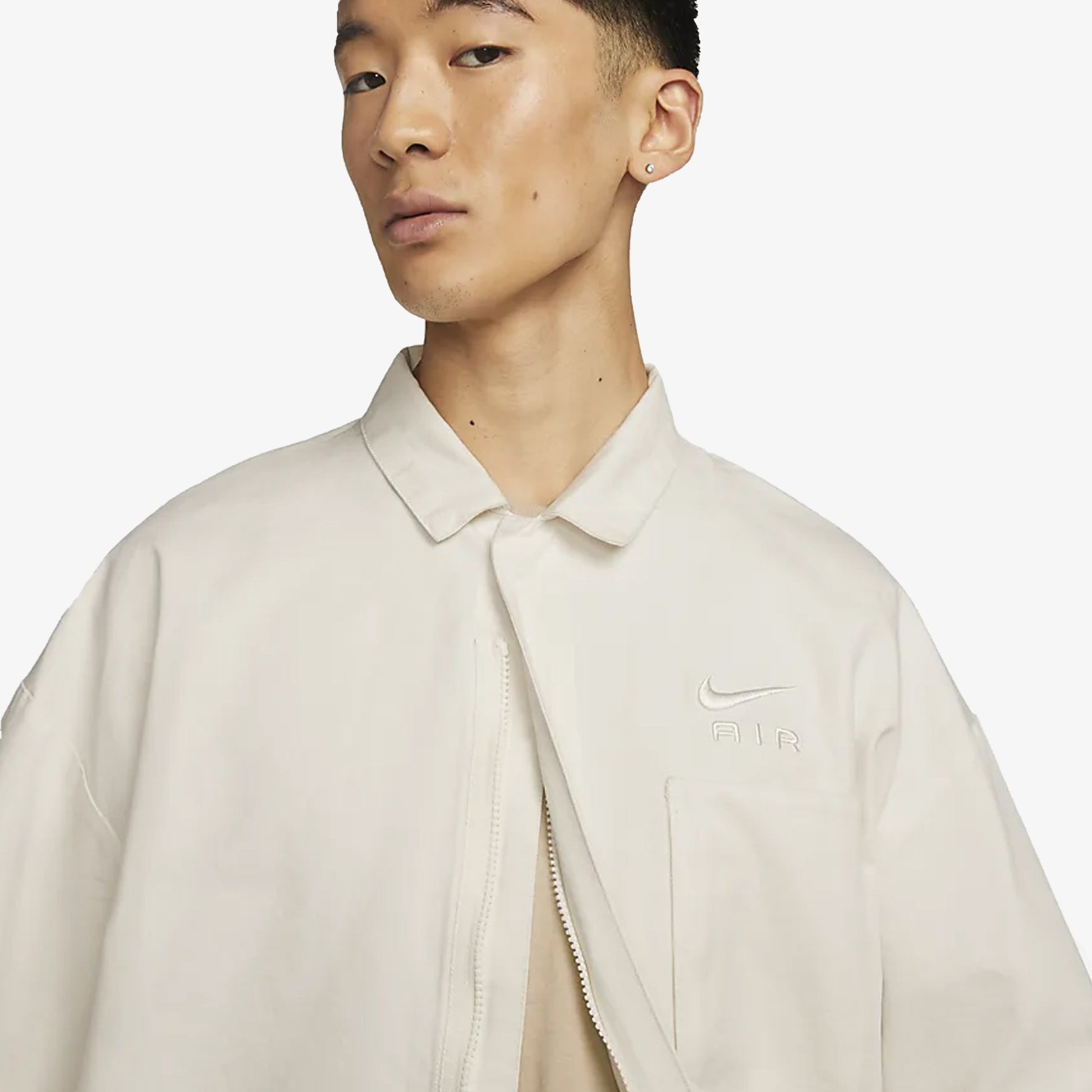 Nike | SPORTSWEAR AIR WOVEN OVER-SHIRT TOP  { SAIL/SAIL