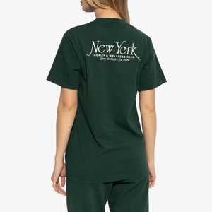 SPORTY & RICH | NY 94 T-SHIRT { FOREST/WHITE