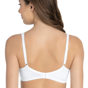 Magic Shaper Non Padded Non Wired Support Bra - White