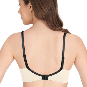 Smooth Dreams Padded Non-wired T-shirt Bra - Whitesmoke