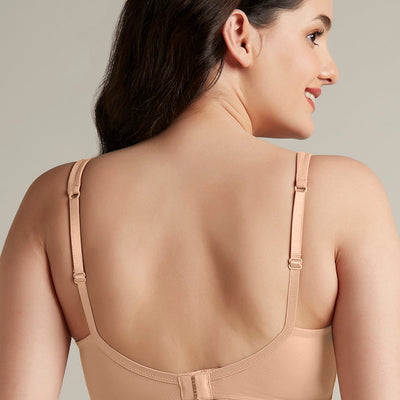 Dreamy comfort Non-Padded Non-Wired Cotton Bra - Sandalwood