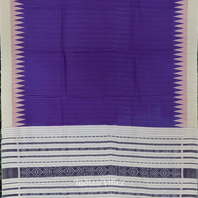 Blue White Gopalpur Tussar Saree