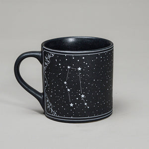Black - Ceramic Sunsign Theme Coffee Mug Cancer (350ml)