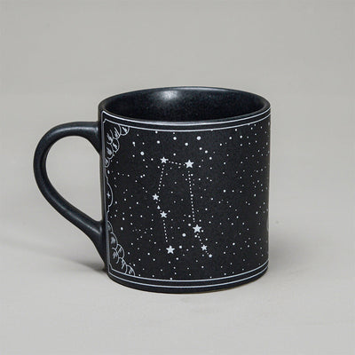 Black - Ceramic Sunsign Theme Coffee Mug Cancer (350ml)